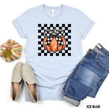 Load image into Gallery viewer, Checkered Pumpkin Tee
