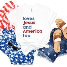 Load image into Gallery viewer, Love Jesus and America Too (ADULT)