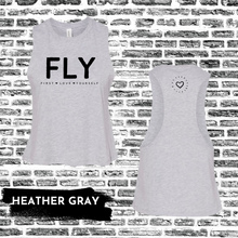 Load image into Gallery viewer, FLY Crop Muscle Tee