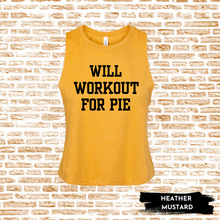 Load image into Gallery viewer, Will Workout For Pie Tank