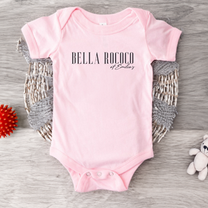 Bella Rococo Baby - Pink Out Onesie