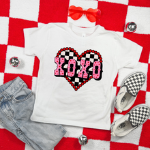 Load image into Gallery viewer, XOXO (Checkered Heart)
