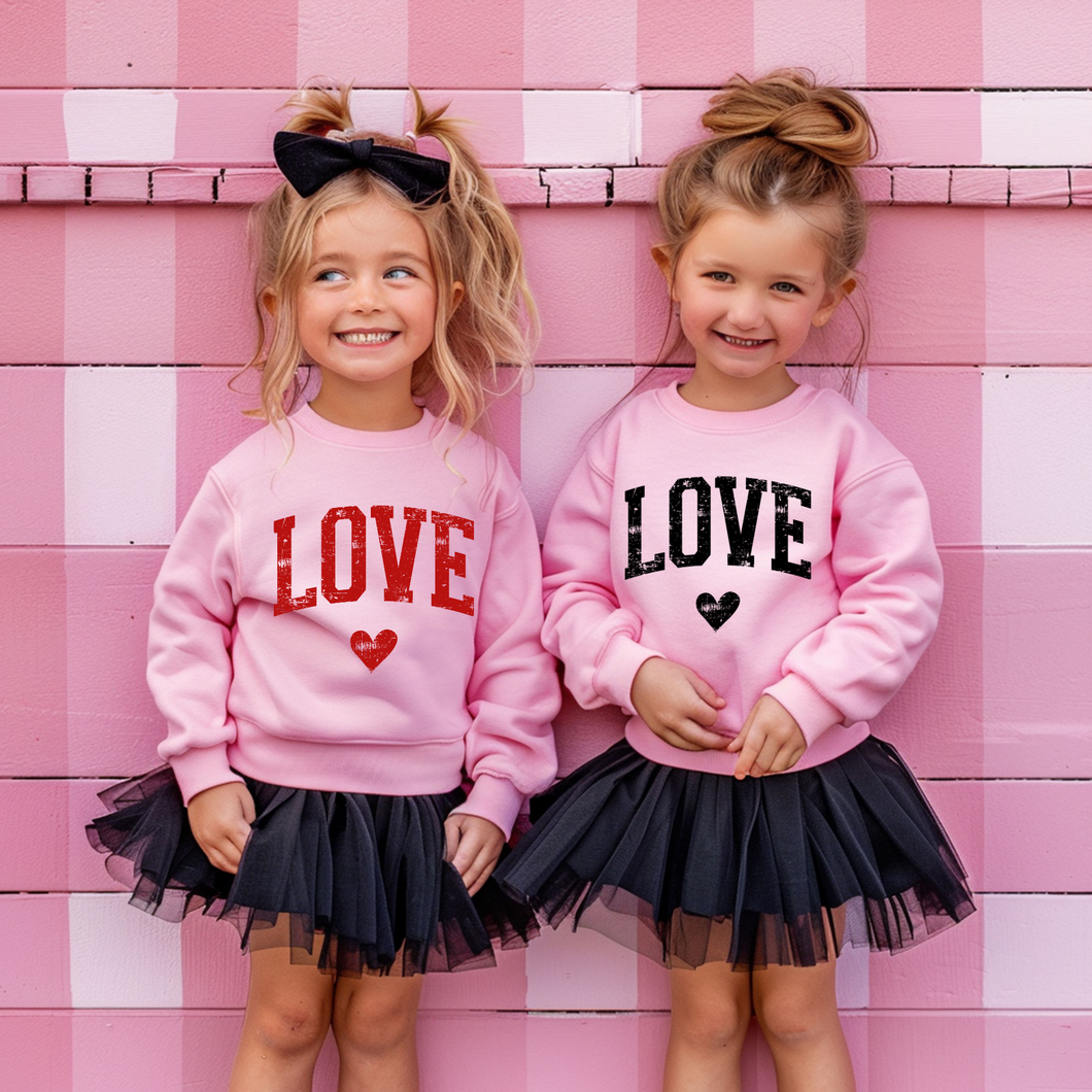 Love 🖤 Crewneck (Kids)