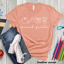 Load image into Gallery viewer, Teacher Grade Level Icon Tee
