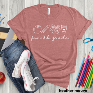 Teacher Grade Level Icon Tee