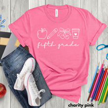 Load image into Gallery viewer, Teacher Grade Level Icon Tee
