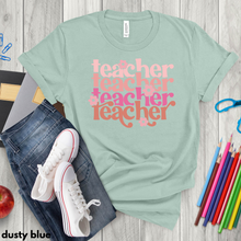 Load image into Gallery viewer, Groovy Teacher Tee 🌸
