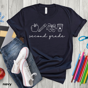Teacher Grade Level Icon Tee