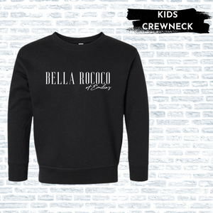 Bella Rococo Black Crewneck