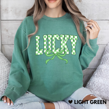 Load image into Gallery viewer, Lucky Checkered Bow
