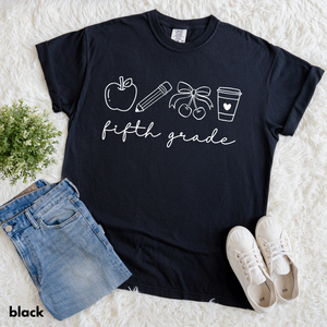 Teacher Grade Level Icon Tee