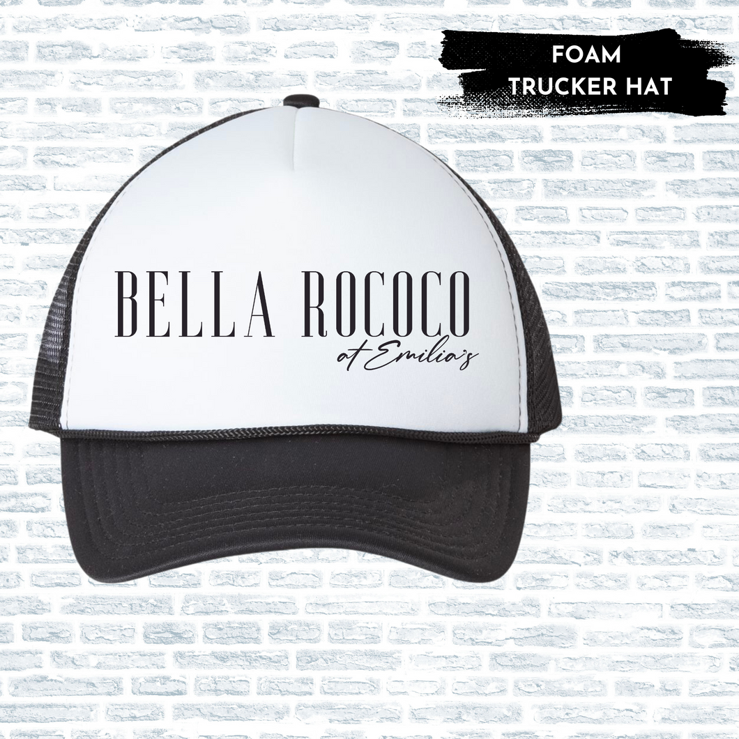 Bella Rococo Foam Trucker Hat