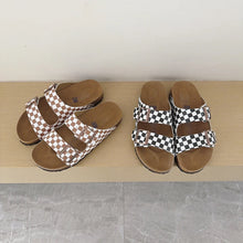 Load image into Gallery viewer, Checkered Sandals (PRE-ORDER)
